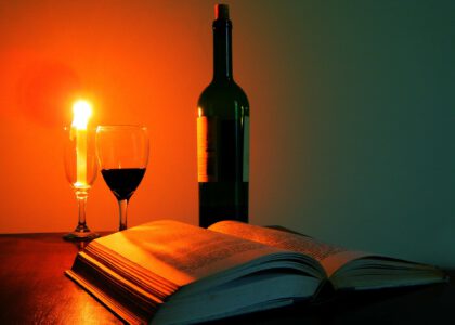 Lesen eines Thrillers